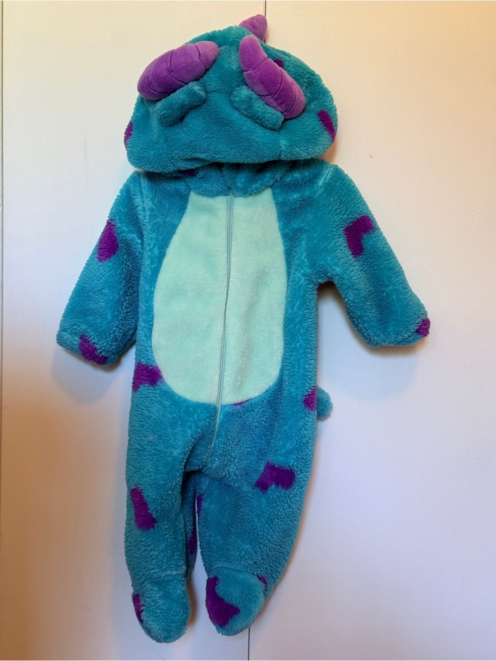 Monsters Inc Sully costume 1-3m GUC